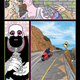 Illustration for article titled A Wuvable Oaf gets into some Blood & Metal in an adorably vicious comic
